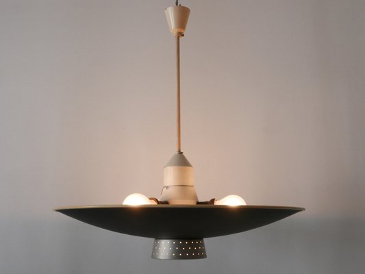 Mid-Century Modern 4-Flamed Dd 39 Pendant Lamp from Philips, Netherlands, 1950s-WPT-1440905