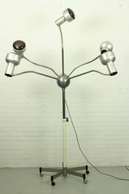 Mid-Century Modern Adjustable 5-Arm Lamp on Wheel Base-ZA-1320826