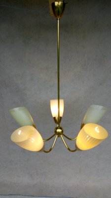 Mid-Century Modern Aluminum Chandelier, 1960s-VIC-925988