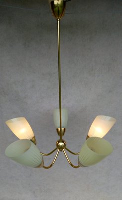 Mid-Century Modern Aluminum Chandelier, 1960s-VIC-925988