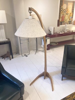 Mid-Century Modern Arc Floor Lamp, Italy, 1950s-FGA-1741959