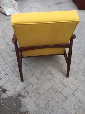 Mid-Century Modern Armchair in the Style of Gianfranco Frattini, 1960s-HQI-1343287