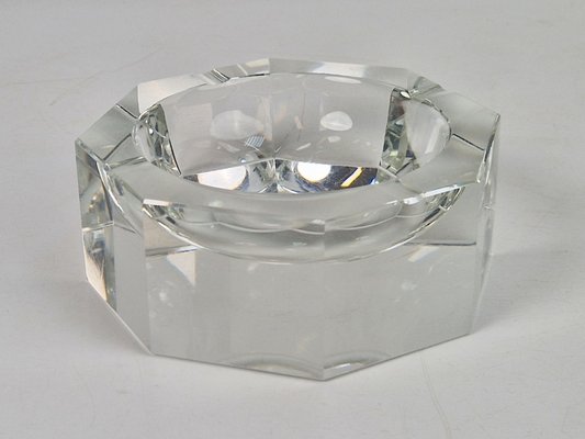 Mid-Century Modern Art Nouveau Style Crystal Ashtray from Moser, 1940s-AXJ-1749448