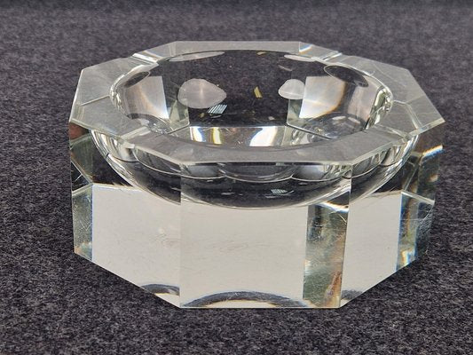 Mid-Century Modern Art Nouveau Style Crystal Ashtray from Moser, 1940s-AXJ-1749448