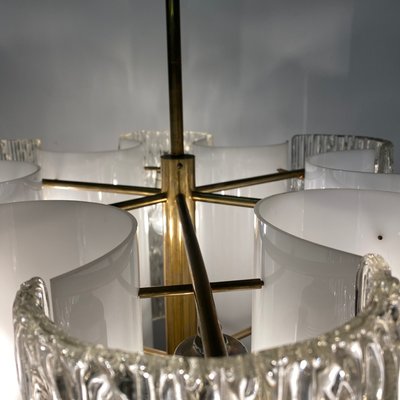 Mid-Century Modern Austrian Chandelier by Julius Kalmar, 1960s-HWV-1155012