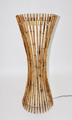 Mid-Century Modern Bamboo Lamp, Italy, 1960s-NB-953952