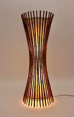 Mid-Century Modern Bamboo Lamp, Italy, 1960s-NB-953952