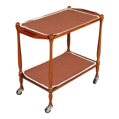 Mid-Century Modern Bar Cart in Beech, Cherry and Formica, 1950s-NJV-762371