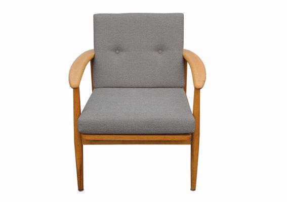 Mid-Century Modern Beech Armchair, 1960s-PF-561526