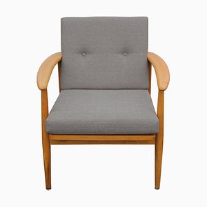 Mid-Century Modern Beech Armchair, 1960s-PF-561526