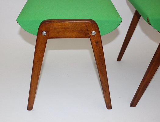 Mid-Century Modern Beech Model SW 2 Stools by Roland Rainer, Austria, 1955, Set of 2-NB-1385598