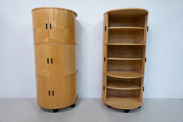 Mid-Century Modern Big O Cabinets by Dirk Meylaerts, 1990s, Set of 2-FGA-1782273