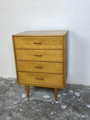 Mid-Century Modern Birch Drawer Cabinet by Cees Braakman, 1950s-DE-1001382