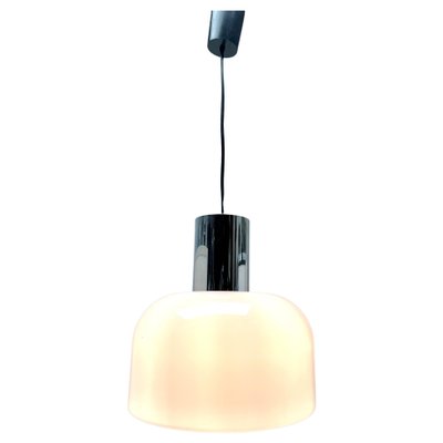 Mid-Century Modern Blown Glass Pendant Suspension Fixture from Glashütte Limburg, 1965-MJY-1394558