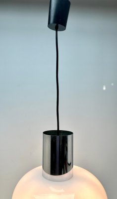 Mid-Century Modern Blown Glass Pendant Suspension Fixture from Glashütte Limburg, 1965-MJY-1394558