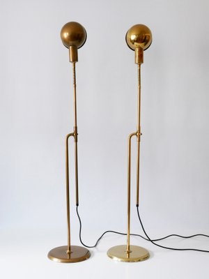 Mid-Century Modern Bola Reading Floor Lamps by Florian Schulz, 1970s, Set of 2-WPT-1282653