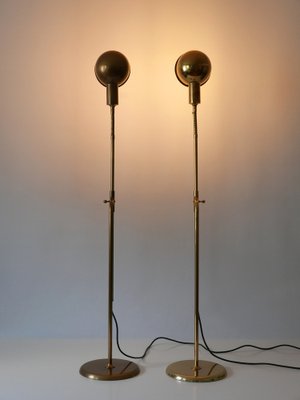 Mid-Century Modern Bola Reading Floor Lamps by Florian Schulz, 1970s, Set of 2-WPT-1282653