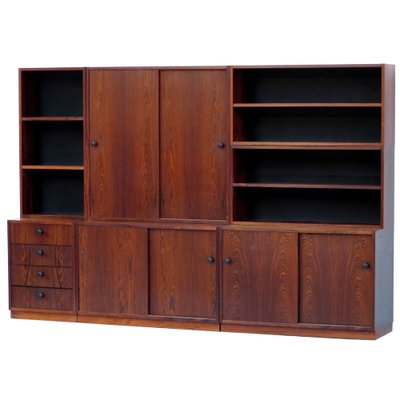 Mid-Century Modern Bookcase Cabinet in Rosewood, 1960s-UBE-1453060