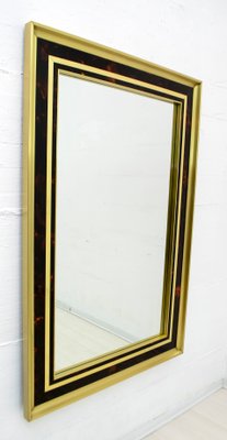 Mid-Century Modern Brass and Celluloid Mirror by Sandro Petti for Metal Art, 1970s-FER-800886