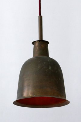 Mid-Century Modern Brass Church Pendant Lamp, Germany, 1950s-WPT-914839