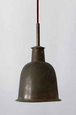 Mid-Century Modern Brass Church Pendant Lamp, Germany, 1950s-WPT-914839