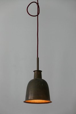 Mid-Century Modern Brass Church Pendant Lamp, Germany, 1950s-WPT-914839