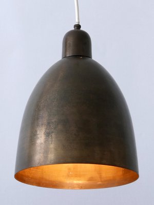 Mid-Century Modern Brass Church Pendant Lamps, Germany, 1950s-WPT-1360198