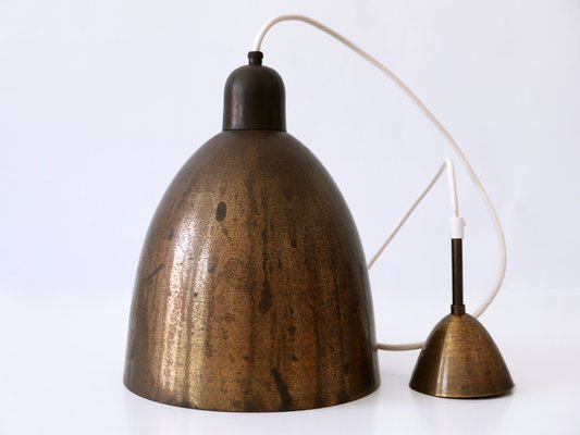 Mid-Century Modern Brass Church Pendant Lamps, Germany, 1950s-WPT-1360198