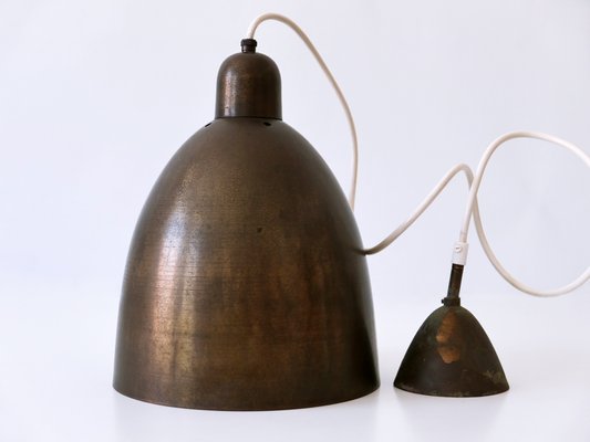 Mid-Century Modern Brass Church Pendant Lamps, Germany, 1950s-WPT-1360198