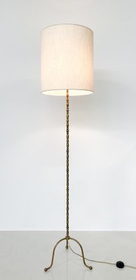 Mid-Century Modern Brass Floor Lamp, 1940s-FGA-1723525