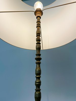 Mid-Century Modern Brass Floor Lamp, 1940s-FGA-1723525