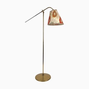 Mid-Century Modern Brass Floor Lamp from Rupert Nikoll, Austria, 1950s-BAF-763380