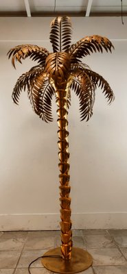 Mid-Century Modern Brass Palm, 1970s-QLH-1122074