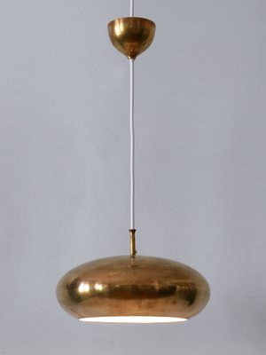 Mid-Century Modern Brass Pendant Lamp by Falkenbergs Belysning, Sweden, 1960s-WPT-2016347