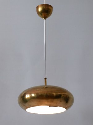 Mid-Century Modern Brass Pendant Lamp by Falkenbergs Belysning, Sweden, 1960s-WPT-2016347