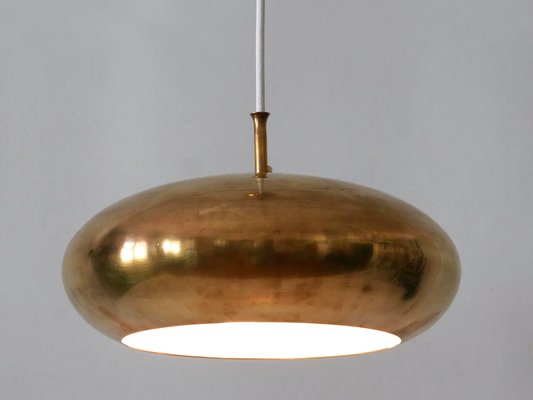 Mid-Century Modern Brass Pendant Lamp by Falkenbergs Belysning, Sweden, 1960s-WPT-2016347