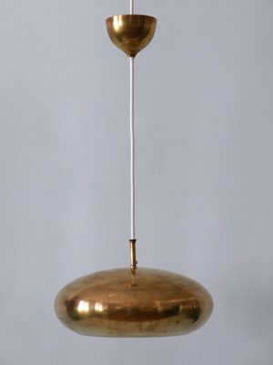 Mid-Century Modern Brass Pendant Lamp by Falkenbergs Belysning, Sweden, 1960s-WPT-2016347