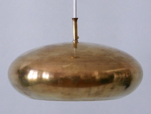 Mid-Century Modern Brass Pendant Lamp by Falkenbergs Belysning, Sweden, 1960s-WPT-2016347