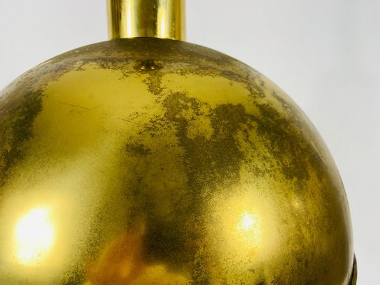 Mid-Century Modern Brass Pendant Lamp from WKR, 1970s, Germany-PUK-826873