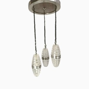 Mid-Century Modern Ceiling Lamp with Crystal Light Shades-UWE-1351175