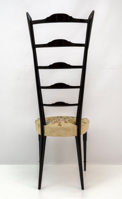 Mid-Century Modern Chiavari Style Chairs with High Back by Gio Ponti, Italy, 1950s, Set of 2-FER-1072581