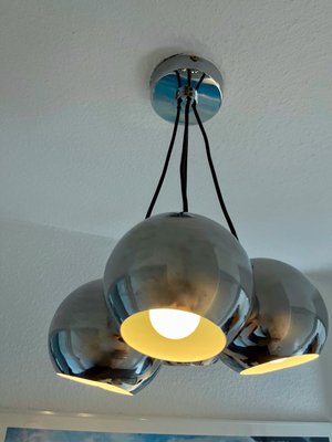 Mid-Century Modern Chrome Ceiling Light-OJI-2018444