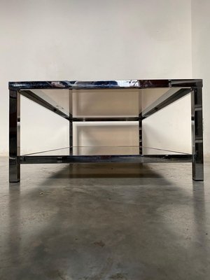 Mid-Century Modern Chrome Coffee Table from Belgo Chrome, Belgium, 1980s-KL-824923