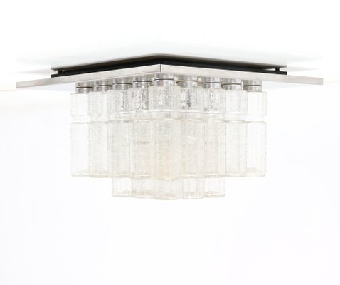 Mid-Century Modern Chrome Flush Mount Ceiling Light by Boris Tabacoff, 1970s-MY-1332918