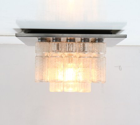 Mid-Century Modern Chrome Flush Mount Ceiling Light by Boris Tabacoff, 1970s-MY-1332918