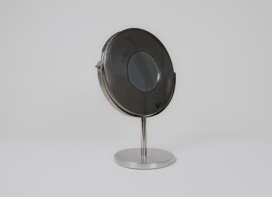 Mid-Century Modern Chrome Vanity Table Mirror by Hans-Agne Jakobsson, Sweden, 1960s-UYK-1768080