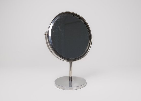 Mid-Century Modern Chrome Vanity Table Mirror by Hans-Agne Jakobsson, Sweden, 1960s-UYK-1768080