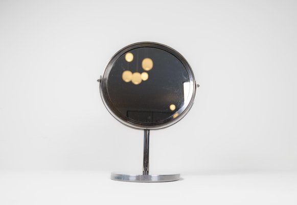 Mid-Century Modern Chrome Vanity Table Mirror by Hans-Agne Jakobsson, Sweden, 1960s-UYK-1768080