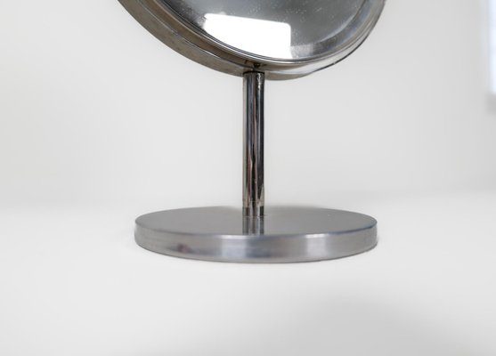 Mid-Century Modern Chrome Vanity Table Mirror by Hans-Agne Jakobsson, Sweden, 1960s-UYK-1768080