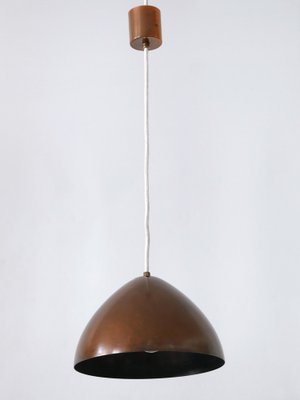 Mid-Century Modern Copper Pendant Lamp, Finland, 1950s-WPT-1755695